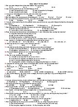 Đề cương ôn tập học kì 2 môn Hóa học Lớp 10